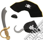 Widmann: Set Pirata (Cappello, Sciabola, Benda Per Occhio, Uncino) giochi