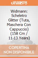 Widmann: Scheletro Glitter (Tuta, Maschera Con Cappuccio) (158 Cm / 11-13 Years) giochi