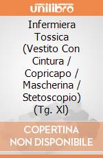 Infermiera Tossica (Vestito Con Cintura / Copricapo / Mascherina / Stetoscopio) (Tg. Xl) giochi