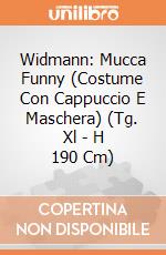 Widmann: Mucca Funny (Costume Con Cappuccio E Maschera) (Tg. Xl - H 190 Cm) giochi