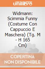 Widmann: Scimmia Funny (Costume Con Cappuccio E Maschera) (Tg. M - H 165 Cm) giochi