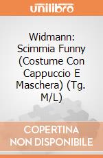Widmann: Scimmia Funny (Costume Con Cappuccio E Maschera) (Tg. M/L) giochi