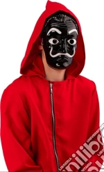 Carnival Toys: Maschera Artista In Plastica Nera C/Decorazioni Bianche C/Cartellino/Etichetta giochi