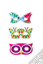 Càrnivàl Toys 243 - 6 Màscherine In Càrtà (Pesce/Gufo/Fàrfàllà) gioco