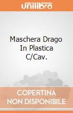 Maschera Drago In Plastica C/Cav. gioco
