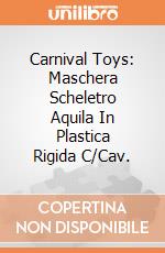Carnival Toys: Maschera Scheletro Aquila In Plastica Rigida C/Cav. gioco