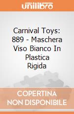 Carnival Toys: 889 - Maschera Viso Bianco In Plastica Rigida gioco