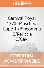 Carnival Toys: 1370: Maschera Lupo In Fingomma C/Pelliccia C/Cav. gioco