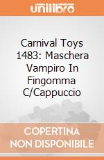 Carnival Toys 1483: Maschera Vampiro In Fingomma C/Cappuccio gioco
