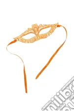 Carnival Toys: 1759: Maschera Arancione Fluo In Tessuto Macrame' giochi