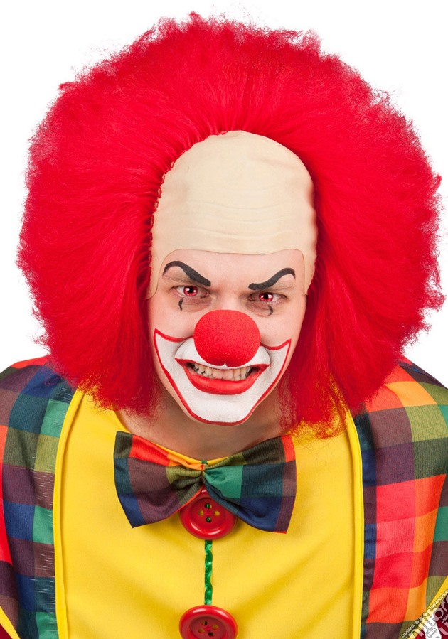 Carnival Toys: 2705: Parrucca Clown Horror C/ Calotta In Lattice gioco