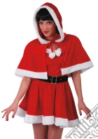 Carnival Toys 3040: Mantellina Natale Donna In Velluto C/ Bordo In Peluche L.Cm.40 Ca. gioco