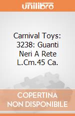 Carnival Toys: 3238: Guanti Neri A Rete L.Cm.45 Ca. gioco
