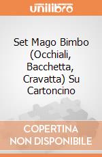 Set Mago Bimbo (Occhiali, Bacchetta, Cravatta) Su Cartoncino giochi