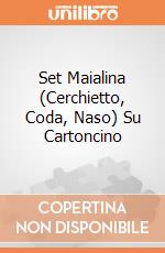 Set Maialina (Cerchietto, Coda, Naso) Su Cartoncino giochi