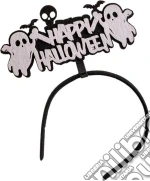 Carnival Toys: Cerchietto Happy Halloween Bianco In Feltro Su Cartoncino giochi