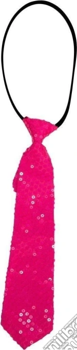 Carnival Toys: 3833: Cravatta In Raso E Paillettes Rosa Fluo C/Elastico giochi