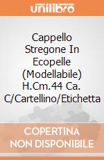 Cappello Stregone In Ecopelle (Modellabile) H.Cm.44 Ca. C/Cartellino/Etichetta gioco di Carnival Toys