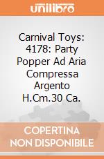 Carnival Toys: 4178: Party Popper Ad Aria Compressa Argento H.Cm.30 Ca. gioco