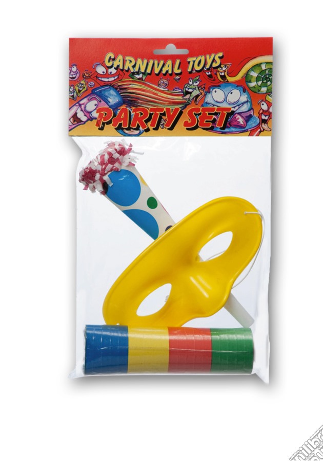 Carnival Toys 4486: Party Set (1 Tromba, 1 Domino, 1 Stella) gioco