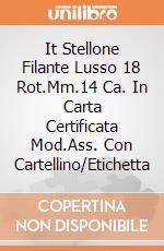 It Stellone Filante Lusso 18 Rot.Mm.14 Ca. In Carta Certificata Mod.Ass. Con Cartellino/Etichetta giochi