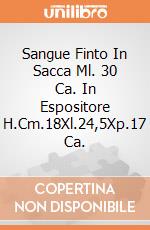 Sangue Finto In Sacca Ml. 30 Ca. In Espositore H.Cm.18Xl.24,5Xp.17 Ca. giochi