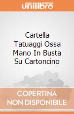 Cartella Tatuaggi Ossa Mano In Busta Su Cartoncino giochi