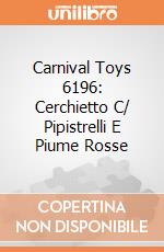 Carnival Toys 6196: Cerchietto C/ Pipistrelli E Piume Rosse gioco
