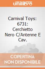 Carnival Toys: 6731: Cerchietto Nero C/Antenne E Cav. gioco