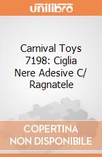 Carnival Toys 7198: Ciglia Nere Adesive C/ Ragnatele gioco