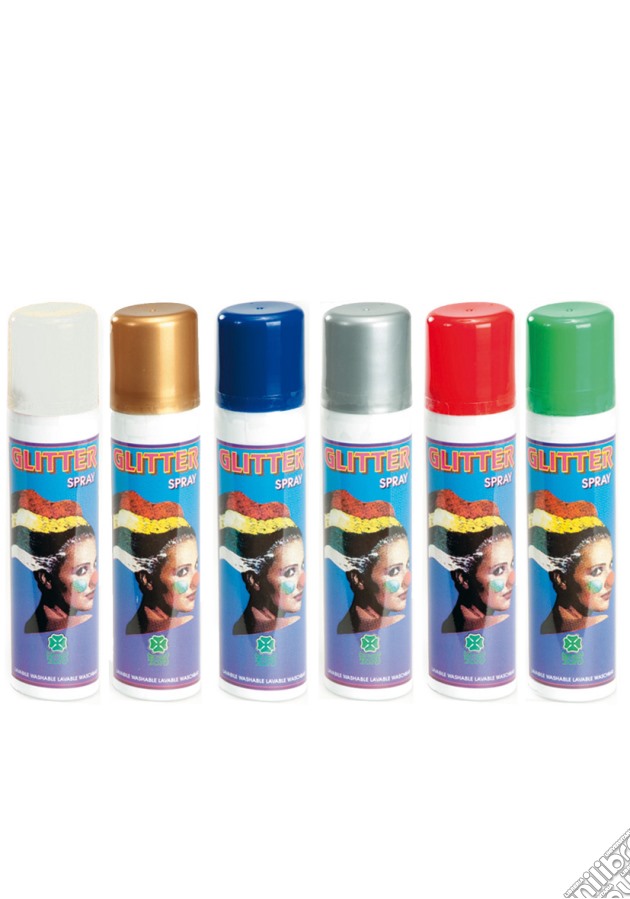 Carnival Toys: 7220: Glitter Spray Per Capelli Ml.100 Ca. Col.Ass. gioco