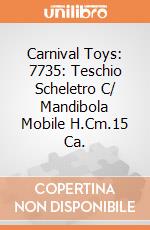 Carnival Toys: 7735: Teschio Scheletro C/ Mandibola Mobile H.Cm.15 Ca. gioco