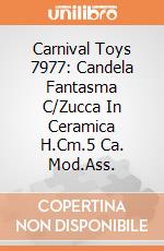 Carnival Toys 7977: Candela Fantasma C/Zucca In Ceramica H.Cm.5 Ca. Mod.Ass. gioco