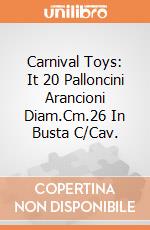 Carnival Toys: It 20 Palloncini Arancioni Diam.Cm.26 In Busta C/Cav. gioco