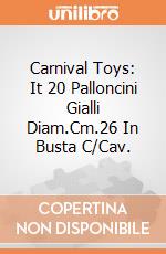 Carnival Toys: It 20 Palloncini Gialli Diam.Cm.26 In Busta C/Cav. gioco