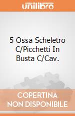5 Ossa Scheletro C/Picchetti In Busta C/Cav. gioco di Carnival Toys