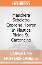 Maschera Scheletro Caprone Horror In Plastica Rigida Su Cartoncino giochi