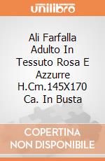 Ali Farfalla Adulto In Tessuto Rosa E Azzurre H.Cm.145X170 Ca. In Busta giochi