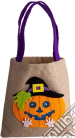 Carnival Toys: Borsina Halloween In Juta Con Zucca H.Cm.40X21 Ca. Con Cartellino/Etichetta giochi