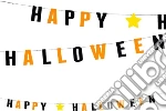 Carnival Toys: Festone Happy Halloween In Feltro H.Cm.5 Lungh.Cm.120 Ca. In Busta Con Cavallotto giochi