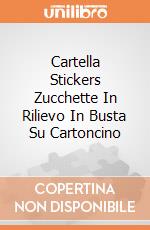 Cartella Stickers Zucchette In Rilievo In Busta Su Cartoncino giochi