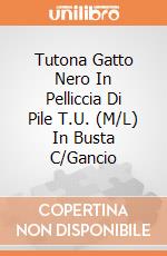 Tutona Gatto Nero In Pelliccia Di Pile T.U. (M/L) In Busta C/Gancio giochi