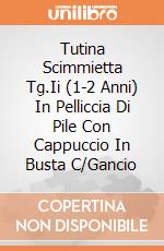 Tutina Scimmietta Tg.Ii (1-2 Anni) In Pelliccia Di Pile Con Cappuccio In Busta C/Gancio giochi