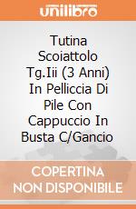 Tutina Scoiattolo Tg.Iii (3 Anni) In Pelliccia Di Pile Con Cappuccio In Busta C/Gancio giochi