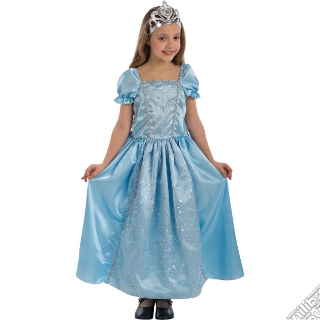 Carnival Toys 68149: Costume Principessa Azzurra C/Decorazioni Argento Tg. V In Busta C/Gancio gioco