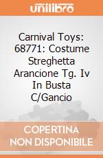 Carnival Toys: 68771: Costume Streghetta Arancione Tg. Iv In Busta C/Gancio gioco