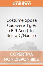 Costume Sposa Cadavere Tg.Vi (8-9 Anni) In Busta C/Gancio giochi