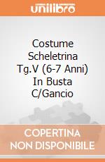 Costume Scheletrina Tg.V (6-7 Anni) In Busta C/Gancio giochi
