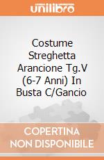 Costume Streghetta Arancione Tg.V (6-7 Anni) In Busta C/Gancio giochi
