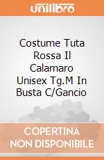 Costume Tuta Rossa Il Calamaro Unisex Tg.M In Busta C/Gancio giochi